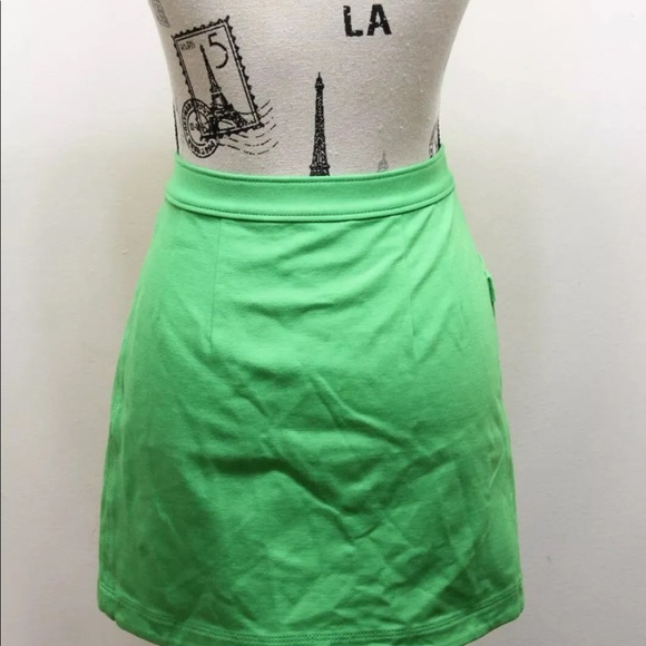 Z Spoke By Zac Posen Green Wrap Around Women Mini Skirt XS 25 Inches - Picture 6 of 8